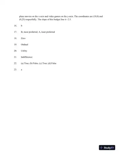 Solution Manual for Introduction to Agricultural Economics, 7th Edition - Page 16 preview image