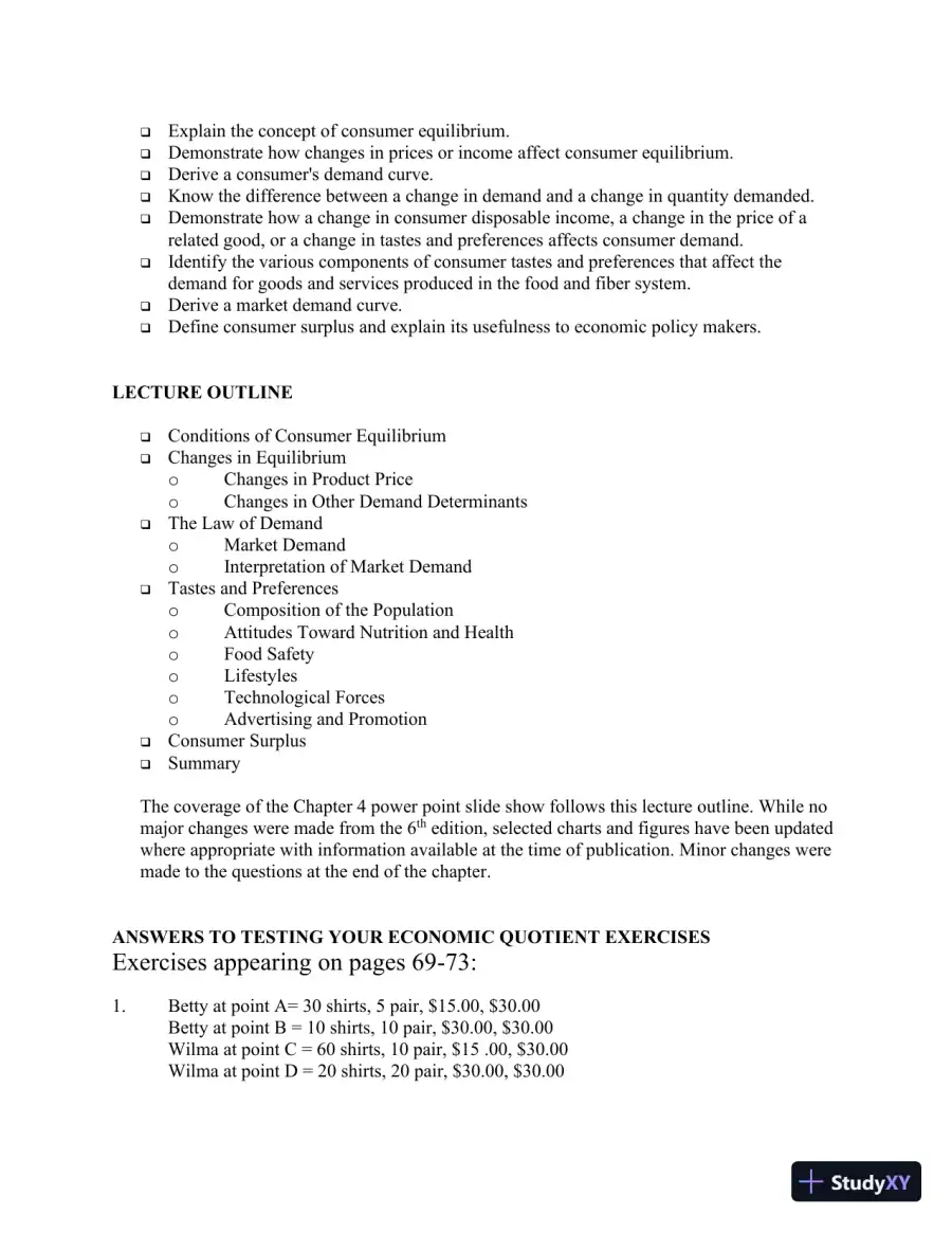 Solution Manual for Introduction to Agricultural Economics, 7th Edition, page 18