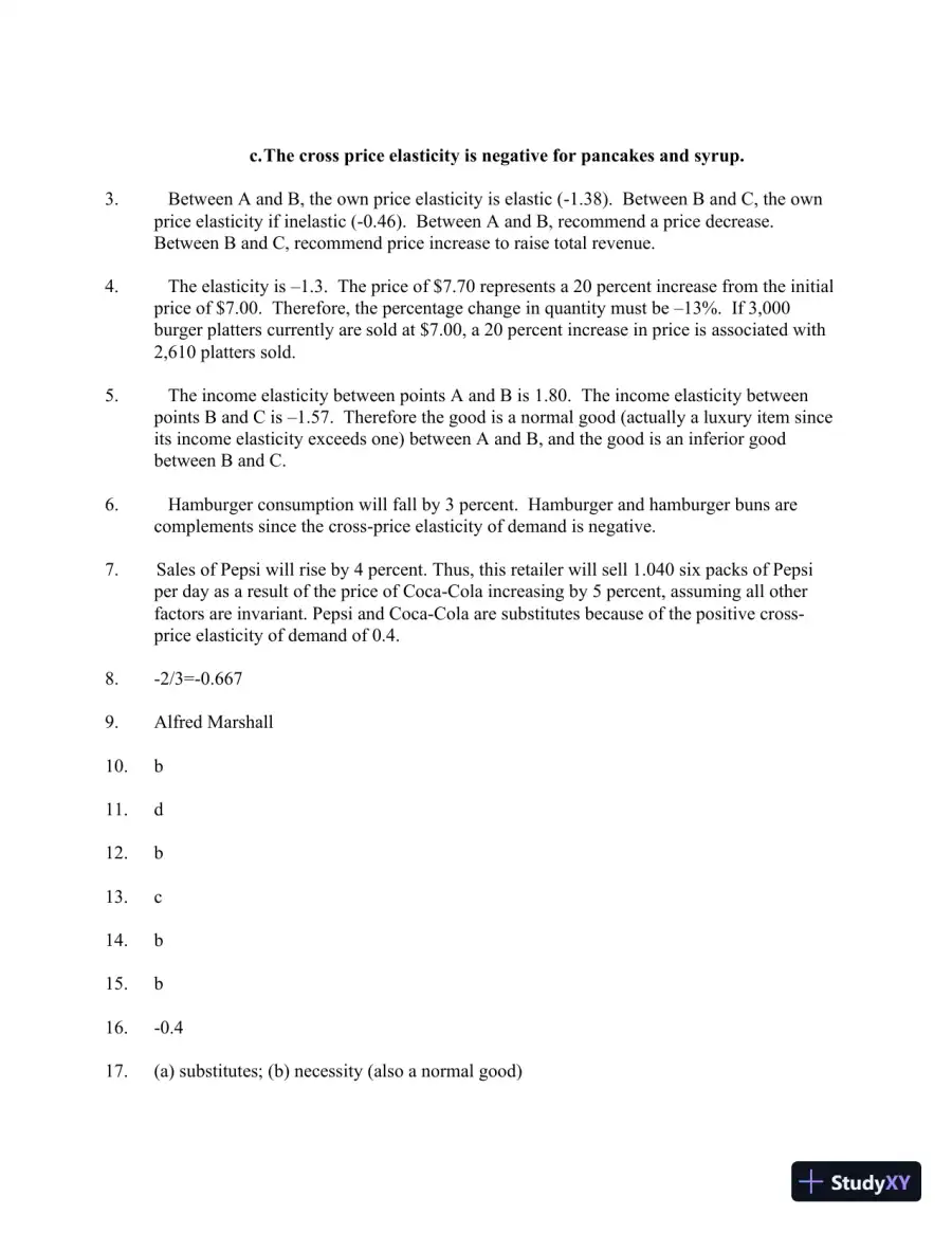 Solution Manual for Introduction to Agricultural Economics, 7th Edition, page 23