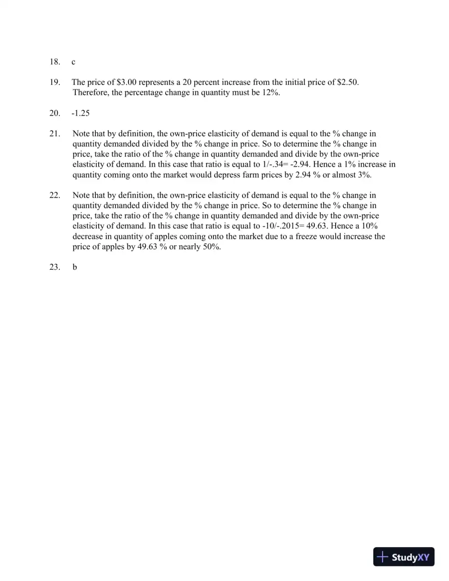 Solution Manual for Introduction to Agricultural Economics, 7th Edition, page 24