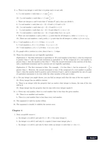 Test Bank For Discrete Mathematics With Applications, 5th Edition - Page 8 preview image