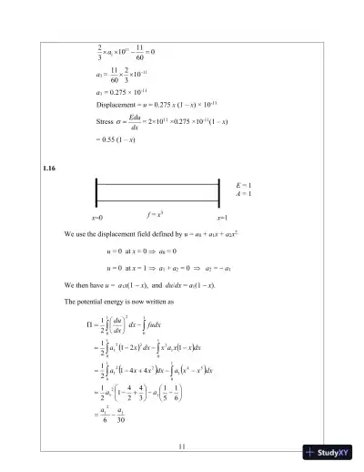 Solution Manual for Introduction to Finite Elements in Engineering, 4th Edition - Page 15 preview image