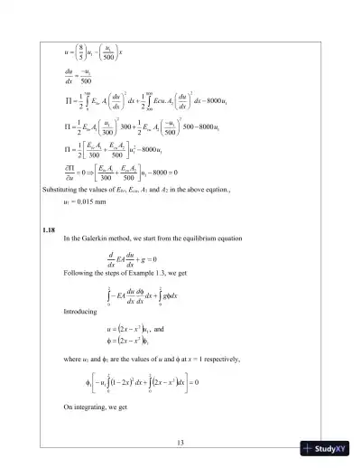 Solution Manual for Introduction to Finite Elements in Engineering, 4th Edition - Page 17 preview image