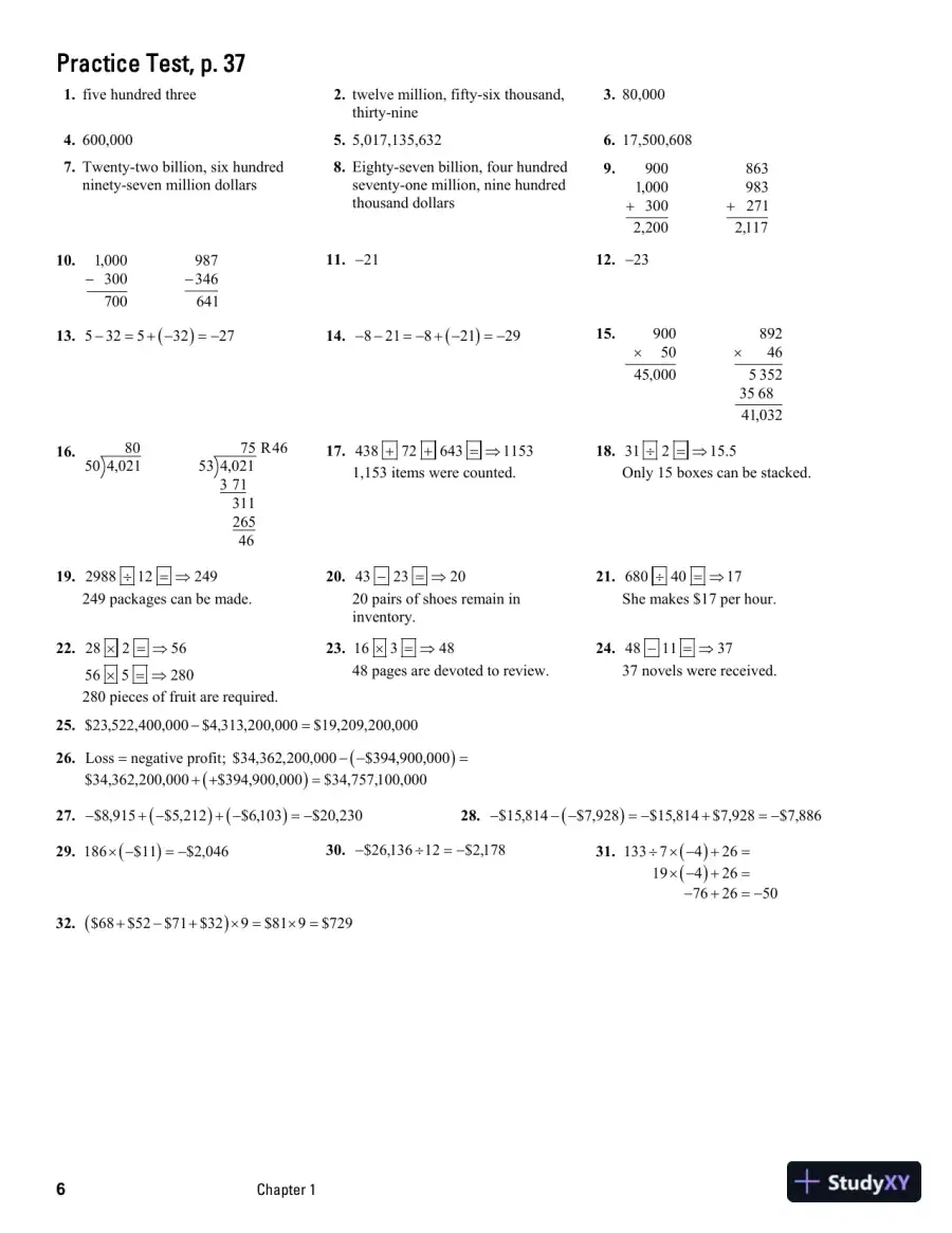 Solution Manual for Business Math, 11th Edition, page 10