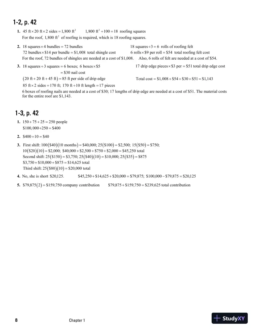 Solution Manual for Business Math, 11th Edition, page 12