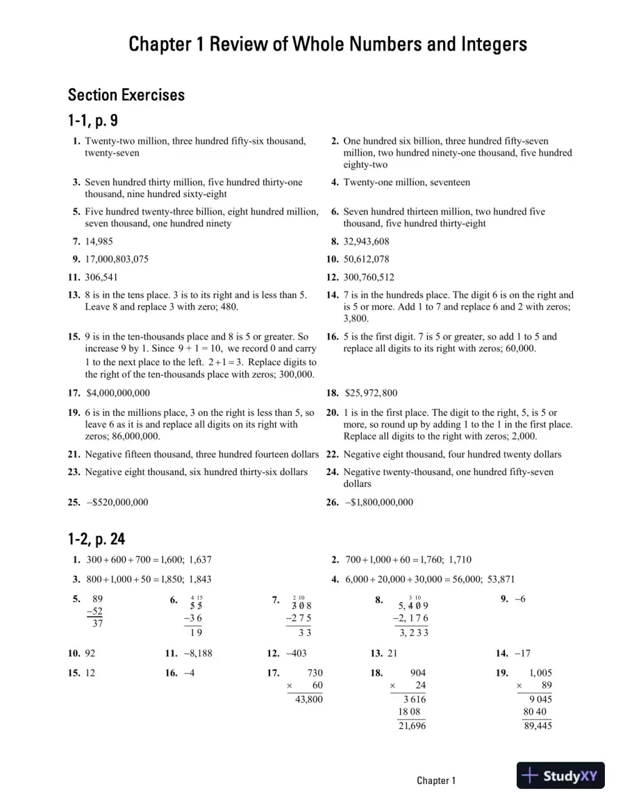 Solution Manual for Business Math, 11th Edition, page 5
