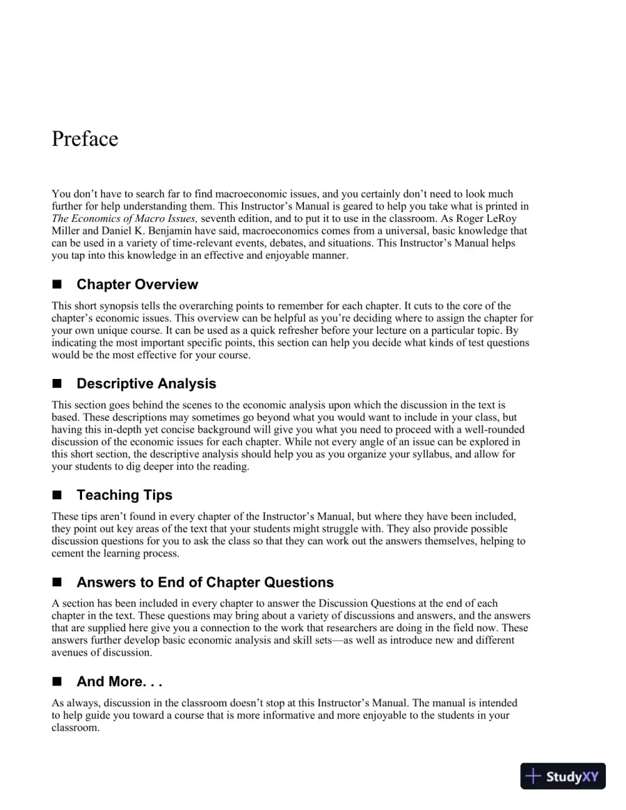 Class Notes for The Economics of Macro Issues, 7th Edition, page 3