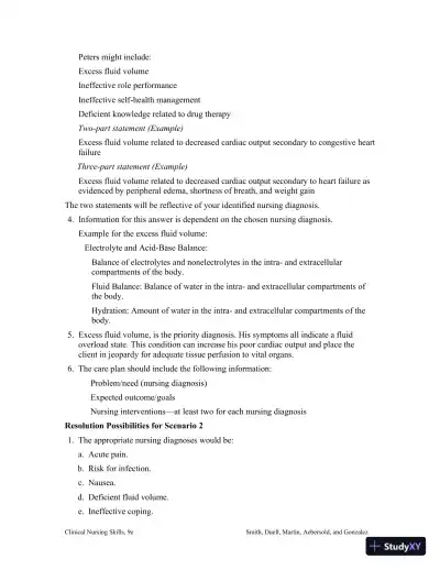 Class Notes for Clinical Nursing Skills: Basic to Advanced Skills, 9th Edition - Page 8 preview image