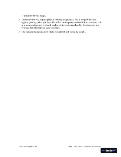 Class Notes for Clinical Nursing Skills: Basic to Advanced Skills, 9th Edition - Page 9 preview image