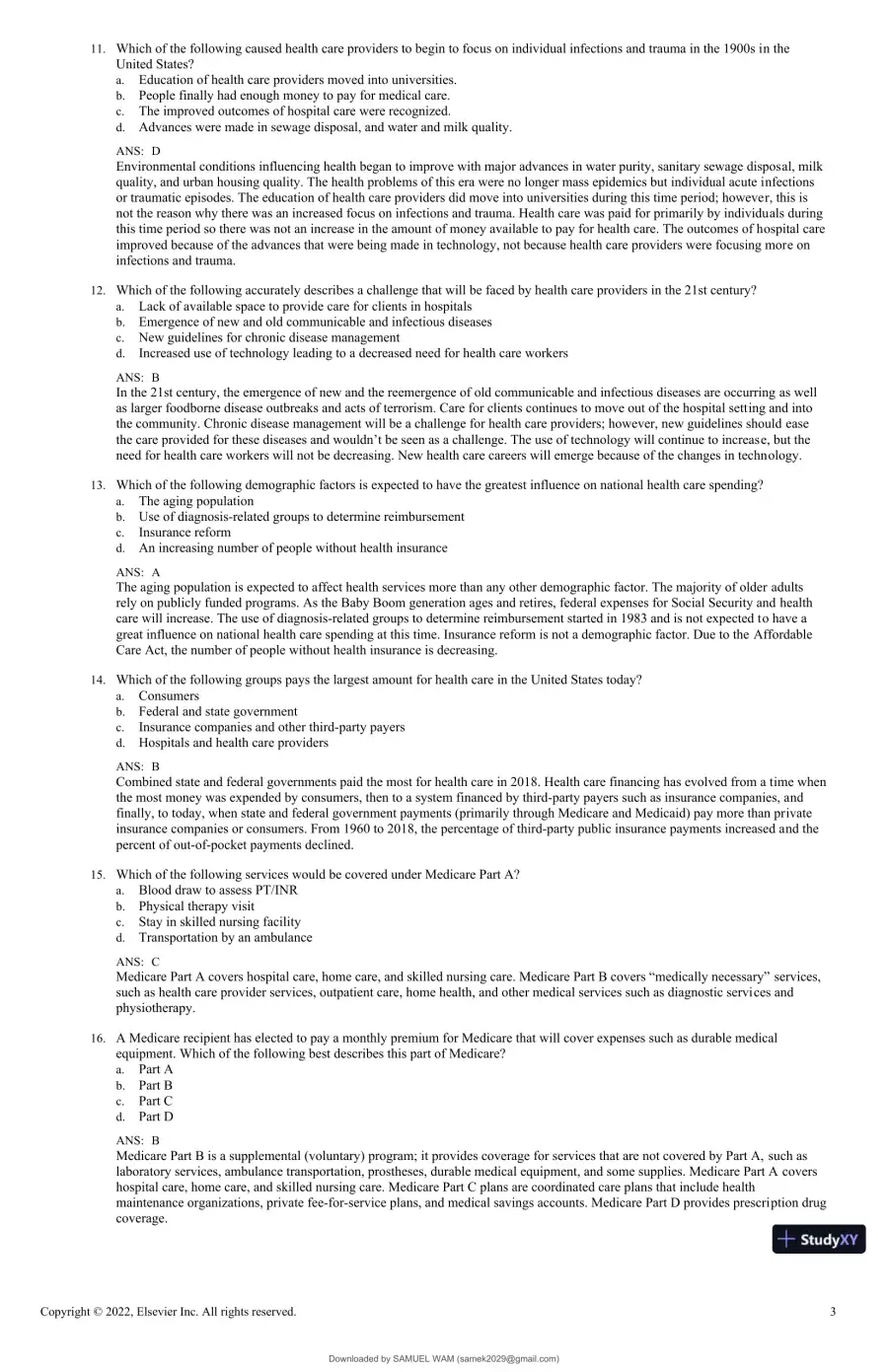 Test Bank for Foundations for Population Health in Community/Public Health Nursing, 6th Edition (Chapters 1-32), page 21