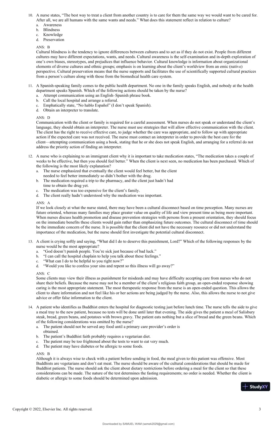 Test Bank for Foundations for Population Health in Community/Public Health Nursing, 6th Edition (Chapters 1-32), page 31