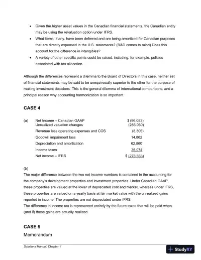 Modern Advanced Accounting in Canada, Sixth Canadian Edition Solution Manual - Page 16 preview image