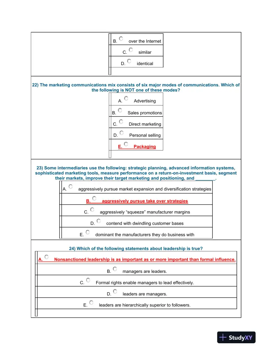 Marketing Concepts and Strategies: A Comprehensive Assessment, page 8