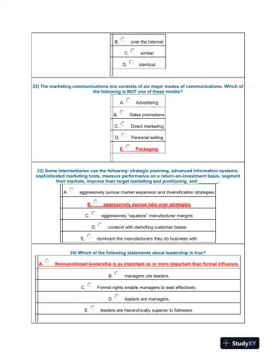 Marketing Concepts and Strategies: A Comprehensive Assessment - Page 8 preview image