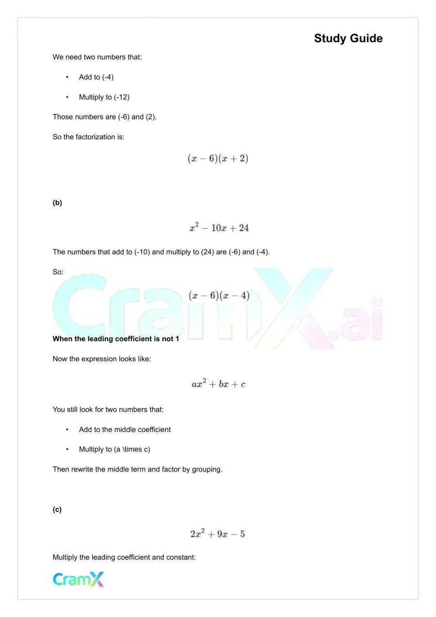 Precalculus - Polynomial and Rational Functions, page 4