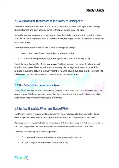 Geology - Our Solar System - Page 3 preview image