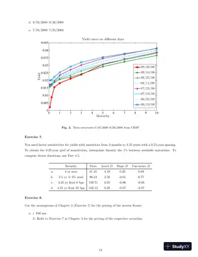 Fixed Income Securities: Valuation, Risk, And Risk Management, 1st Edition Solution Manual - Page 16 preview image