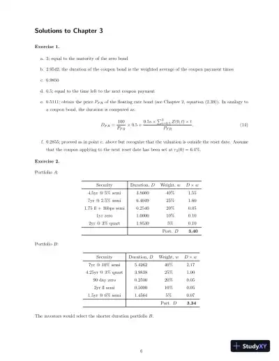 Fixed Income Securities: Valuation, Risk, And Risk Management, 1st Edition Solution Manual - Page 8 preview image