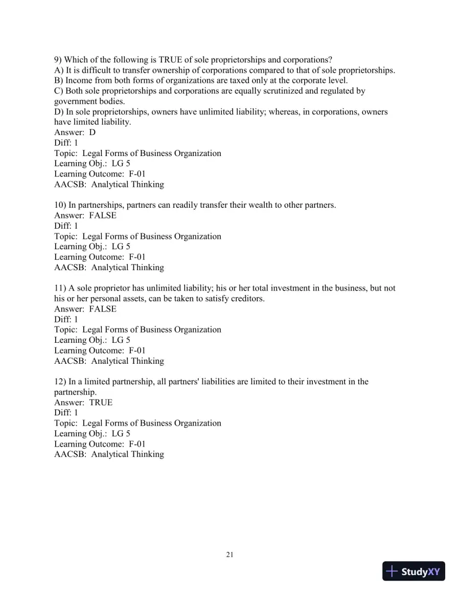 Test Bank for Principles of Managerial Finance, 8th Edition, page 23