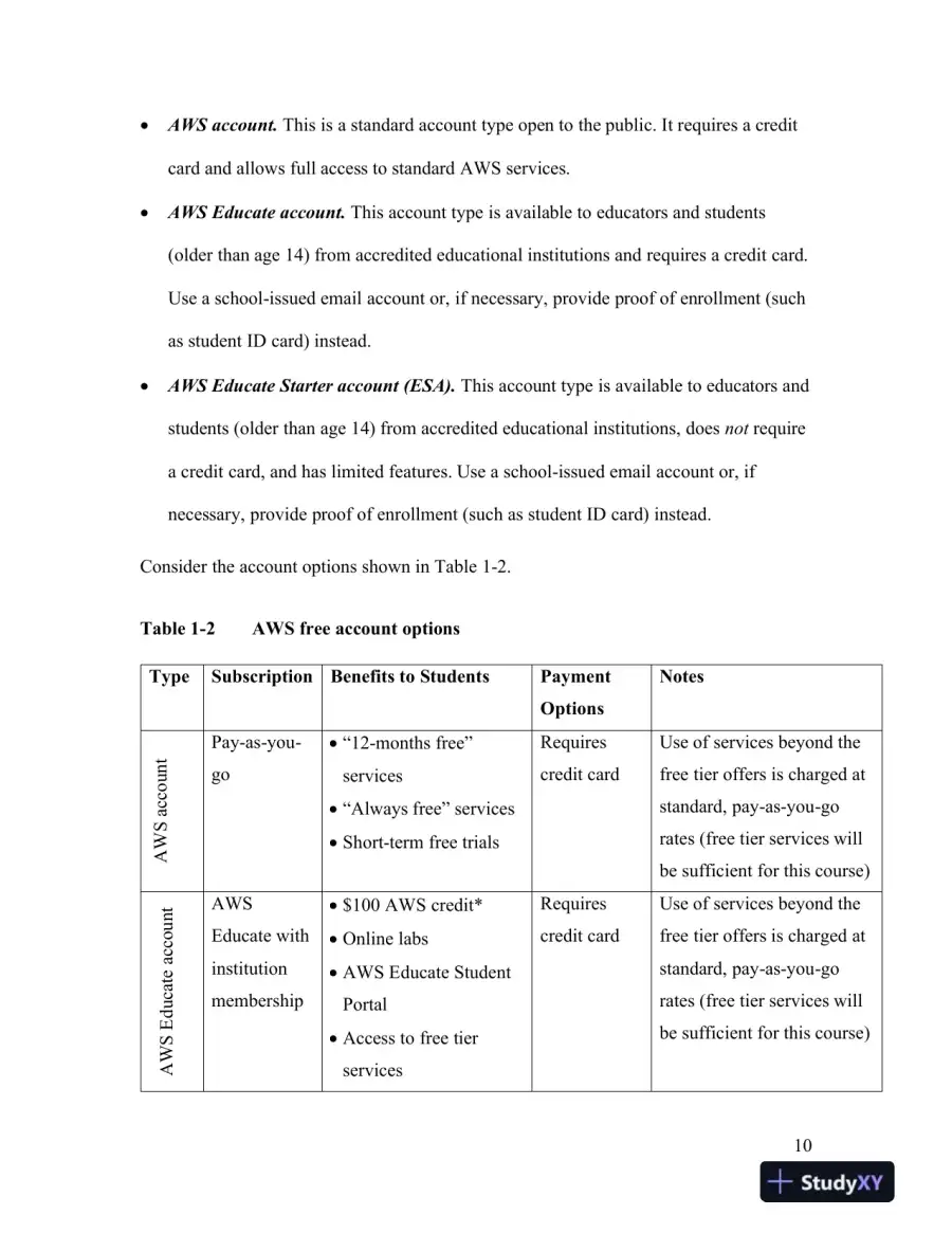 Solution Manual for CompTIA Cloud+ Guide to Cloud Computing: Networking, 1st Edition, page 11