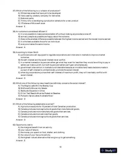 Test Bank for Macroeconomics: Canada in the Global Environment, 10th Edition - Page 11 preview image
