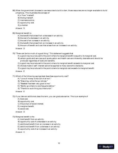 Test Bank for Macroeconomics: Canada in the Global Environment, 10th Edition - Page 13 preview image