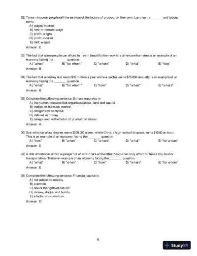 Test Bank for Macroeconomics: Canada in the Global Environment, 10th Edition - Page 7 preview image