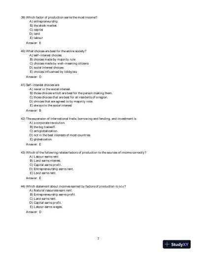 Test Bank for Macroeconomics: Canada in the Global Environment, 10th Edition - Page 8 preview image