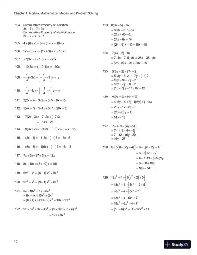 Solution Manual for Algebra for College Students, 8th Edition - Page 13 preview image