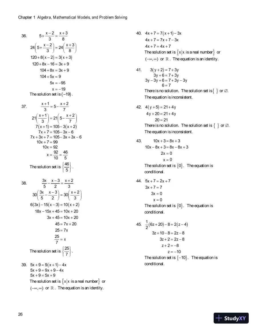 Solution Manual for Algebra for College Students, 8th Edition, page 29