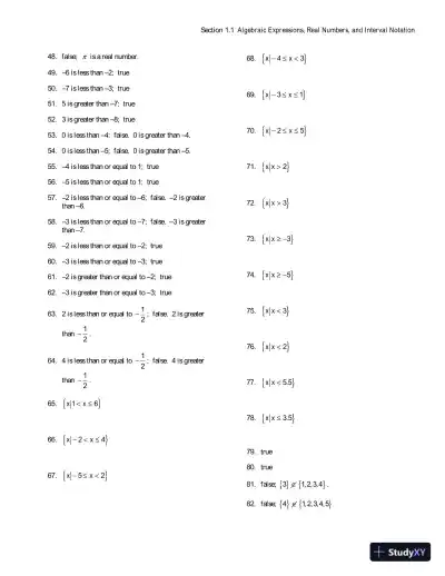 Solution Manual for Algebra for College Students, 8th Edition - Page 6 preview image