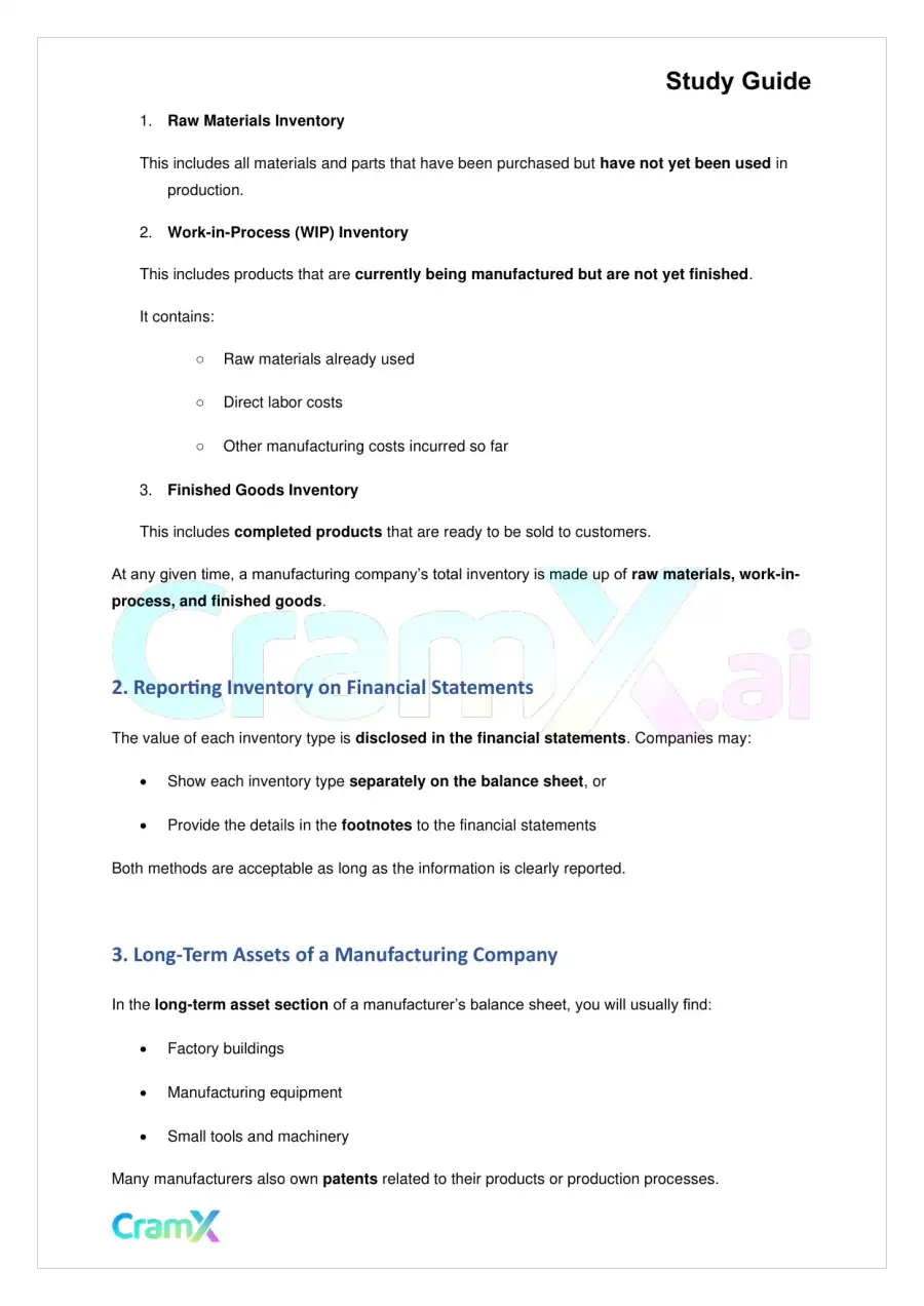 Accounting Principles II – Managerial and Cost Accounting Concepts, page 4