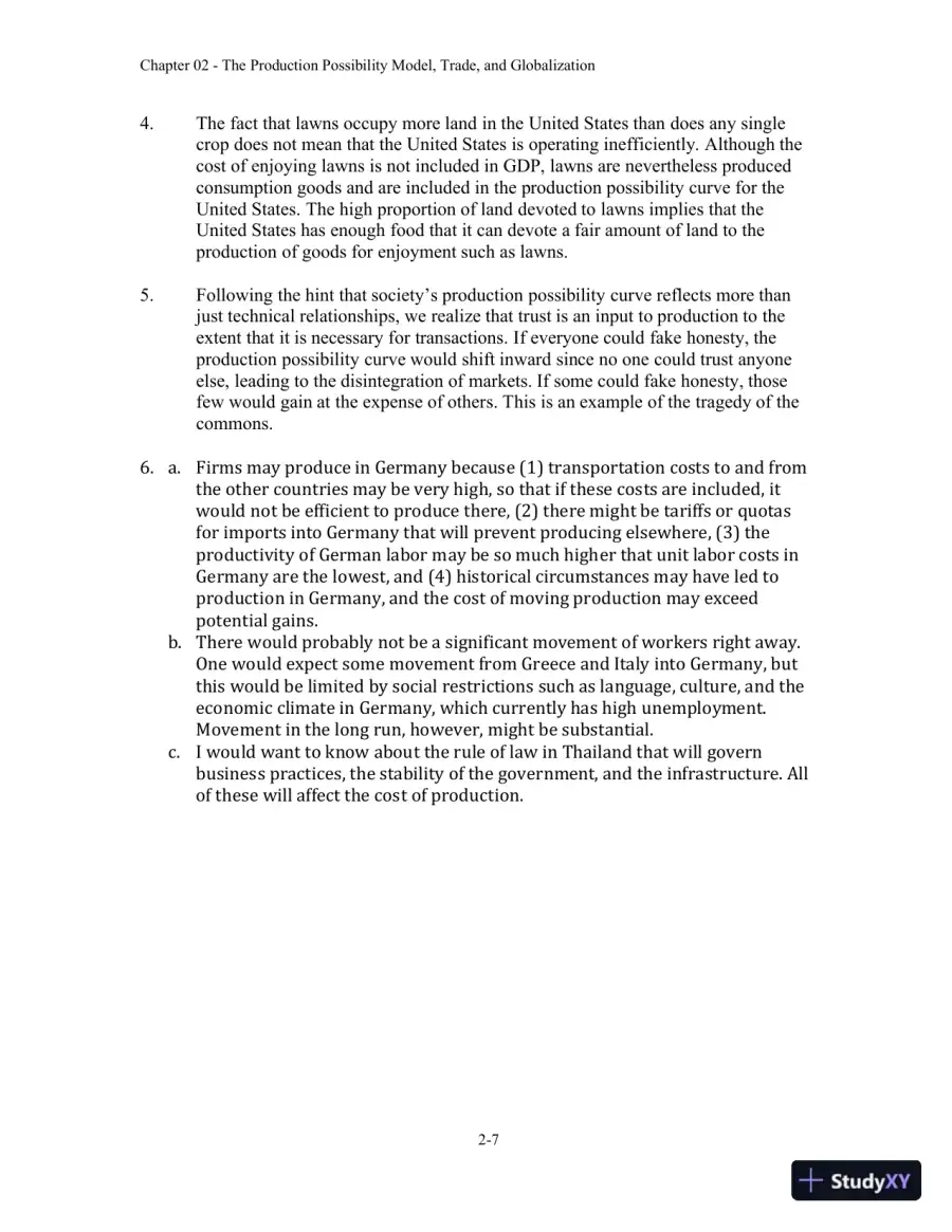 Economics, 9th Edition Solution Manual, page 16