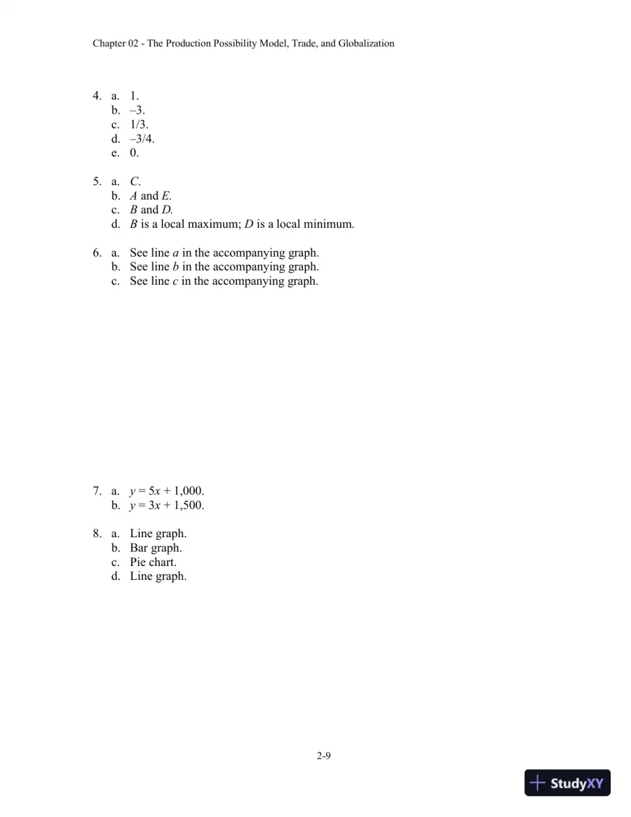 Economics, 9th Edition Solution Manual, page 18