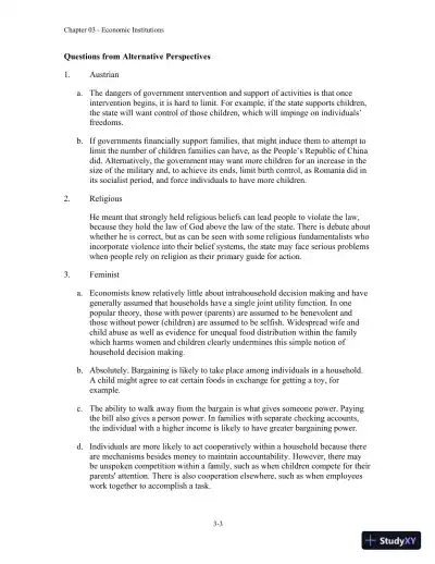 Economics, 9th Edition Solution Manual - Page 21 preview image