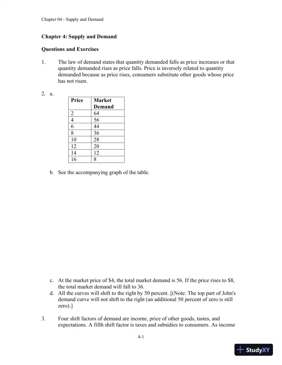 Economics, 9th Edition Solution Manual, page 25