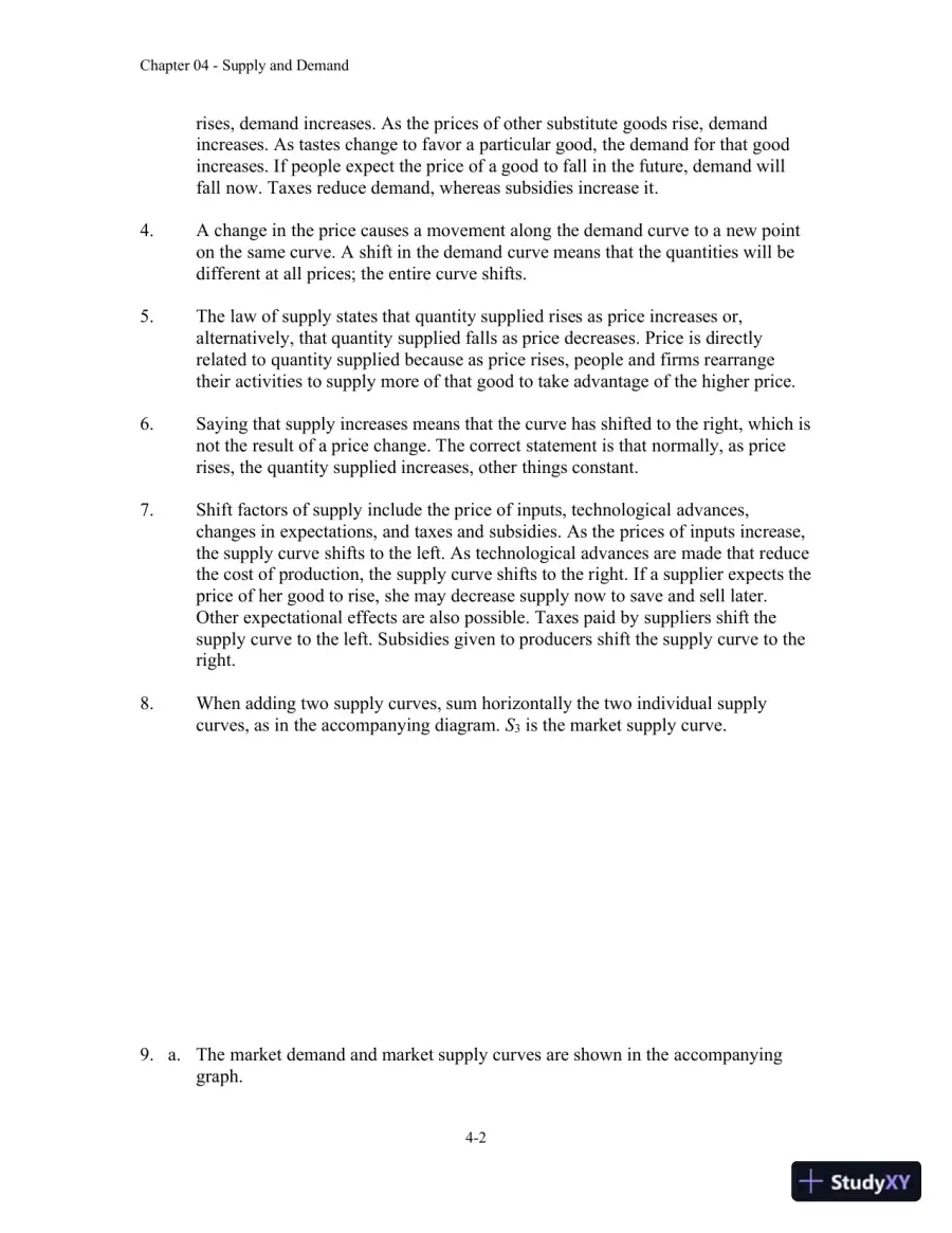 Economics, 9th Edition Solution Manual, page 26