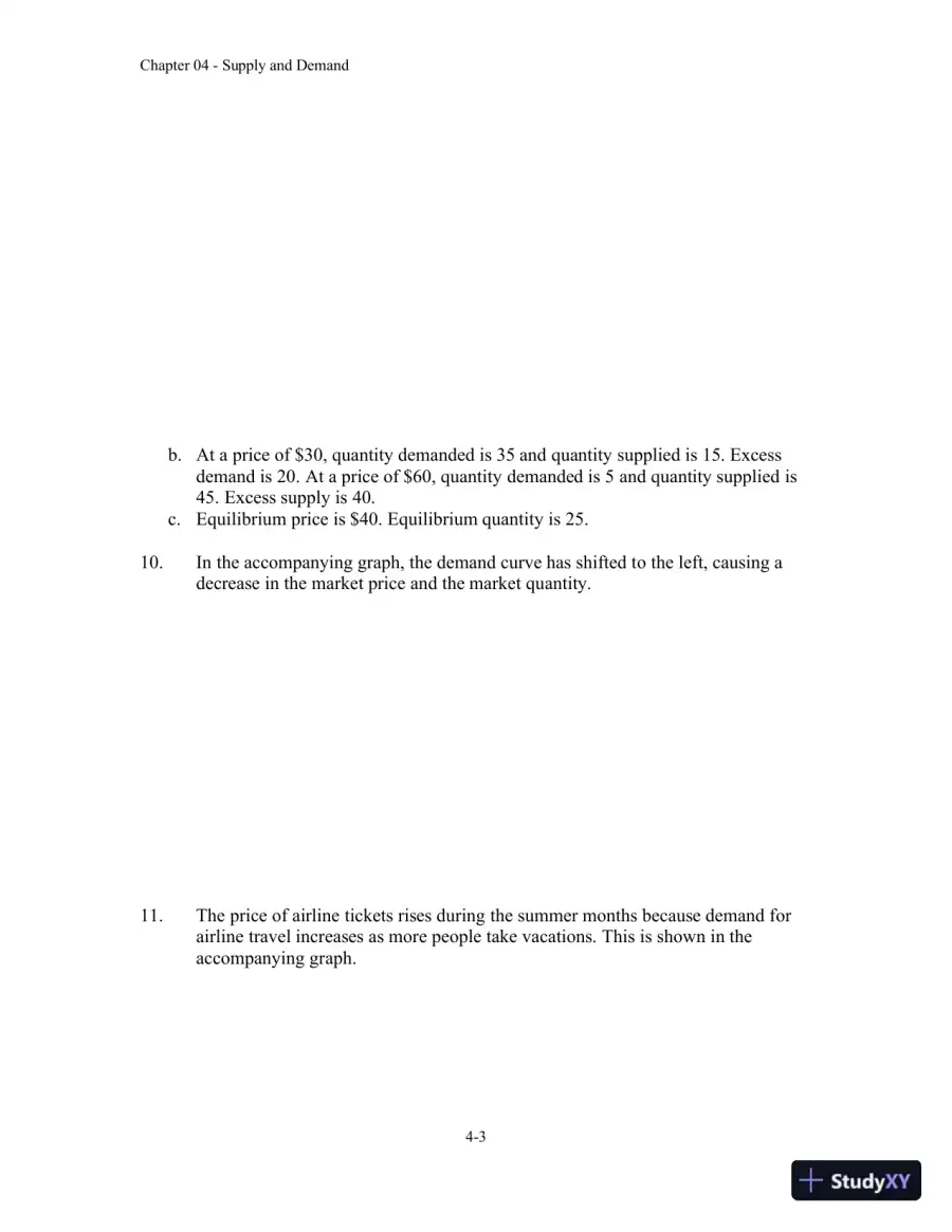 Economics, 9th Edition Solution Manual, page 27