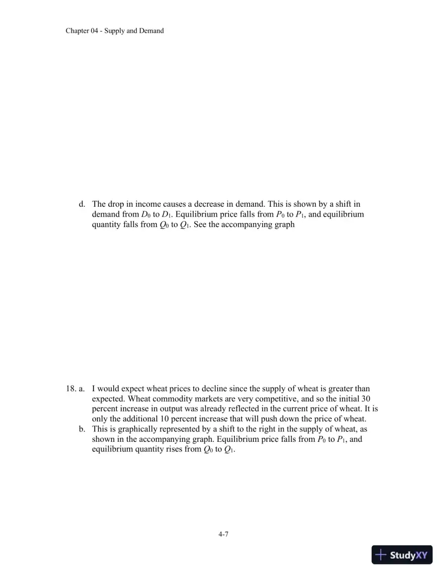 Economics, 9th Edition Solution Manual, page 31