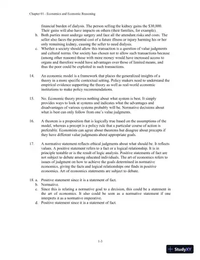 Economics, 9th Edition Solution Manual - Page 4 preview image