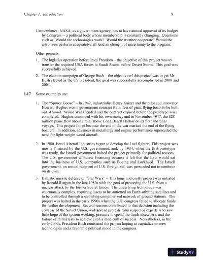 Solution Manual for Project Management: Processes, Methodologies, and Economics, 3rd Edition - Page 10 preview image