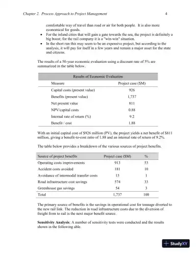 Solution Manual for Project Management: Processes, Methodologies, and Economics, 3rd Edition - Page 14 preview image