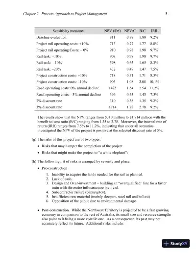 Solution Manual for Project Management: Processes, Methodologies, and Economics, 3rd Edition - Page 15 preview image