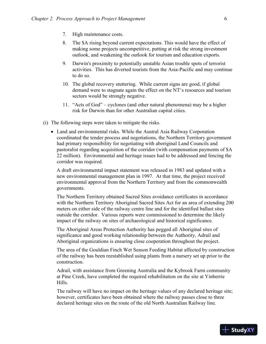 Solution Manual for Project Management: Processes, Methodologies, and Economics, 3rd Edition, page 16