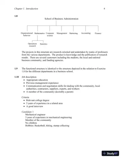 Solution Manual for Project Management: Processes, Methodologies, and Economics, 3rd Edition - Page 5 preview image