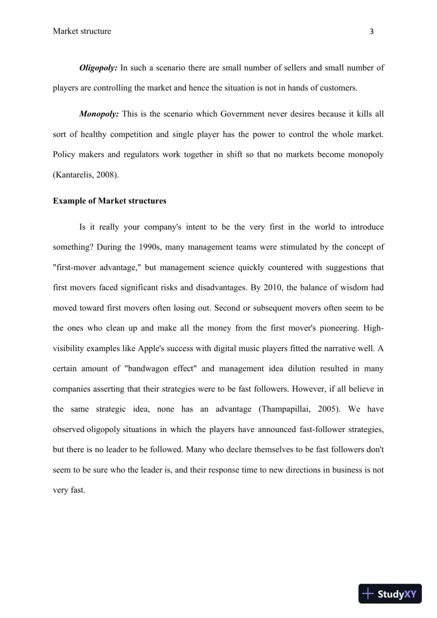 Analyzing Market Structures and Their Implications for Policy-Making and Sustainability, page 4
