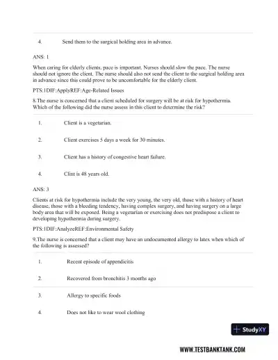 CURRENT Medical Diagnosis and Treatment 2019 58th Edition Test Bank - Page 23 preview image