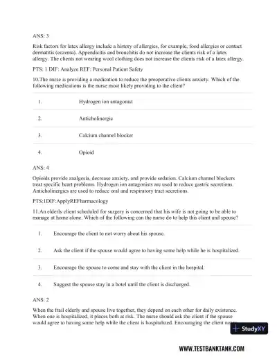 CURRENT Medical Diagnosis and Treatment 2019 58th Edition Test Bank - Page 24 preview image