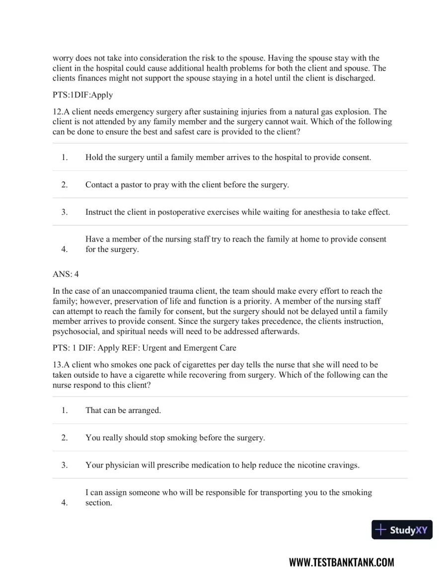 CURRENT Medical Diagnosis and Treatment 2019 58th Edition Test Bank, page 25