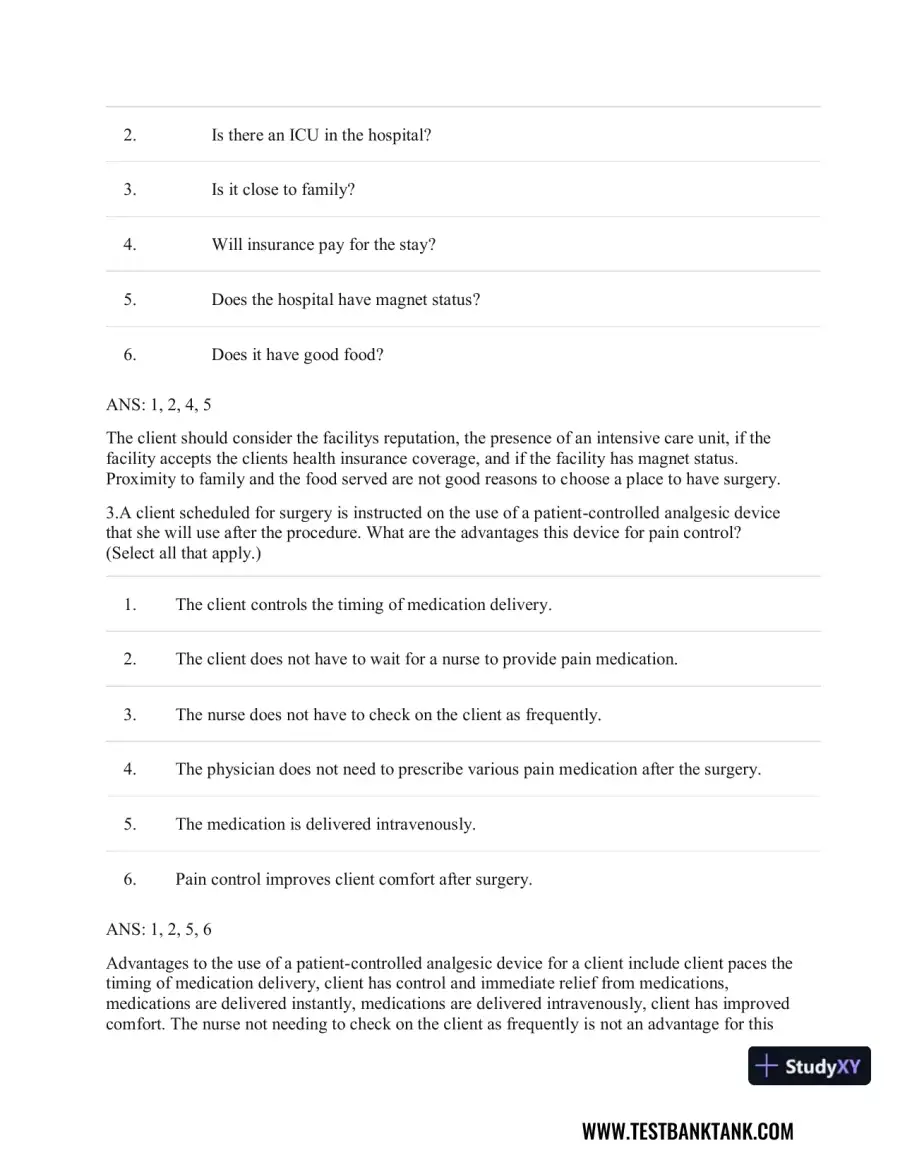 CURRENT Medical Diagnosis and Treatment 2019 58th Edition Test Bank, page 27